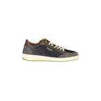 BLAUER Sneakers Uomo Blu con Lacci e Dettagli a Contrasto