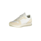 CALVIN KLEIN Scarpe Sneakers Uomo Bianche con Dettagli a Contrasto e Logo