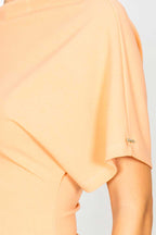 Elegant asymmetrical neck dress for every occasion