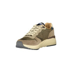 BLAUER Sneakers Uomo Verdi con Lacci e Dettagli a Contrasto