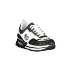 GAELLE PARIS Scarpe Sneakers Donna Nere con Dettagli a Contrasto