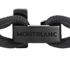Montblanc bracciale Montblanc con chiusura a T nero misura M 130861 63