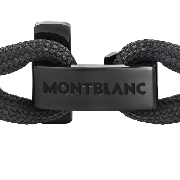 Montblanc bracelet Montblanc with T-closure black size M 130861 63