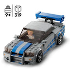 Lego Speed Champions Nissan Skyline Gt-R "Fast & Furious" 76917 Modellino 319Pz