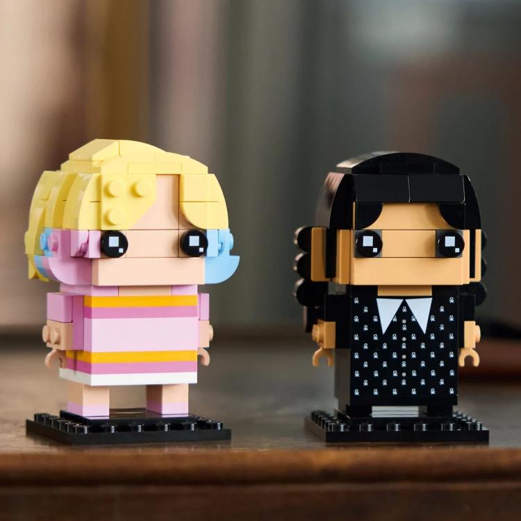 Lego - Brickheadz 40750 Wednesday (Enid & Wednesday) Wednesday 252+253 Pcs - 505 Pcs