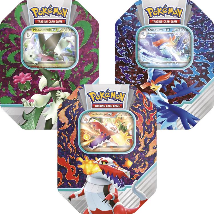 Pokemon Tin: Compagni D'Avventura Di Paldea Espansione Partner (Skeledirge-Ex)