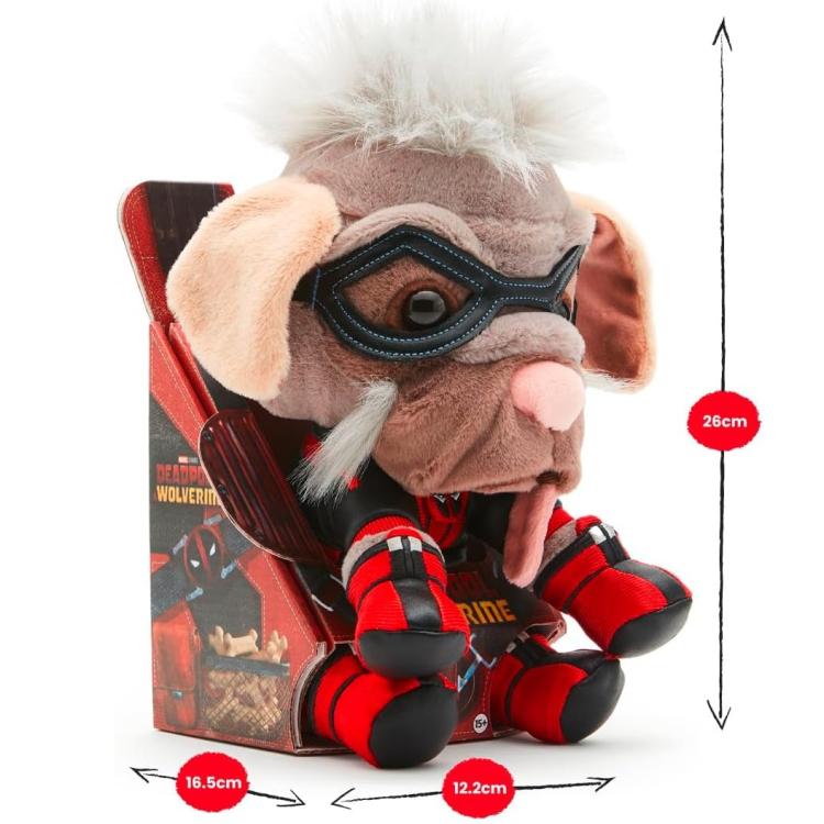 Marvel: Plush Deadpool Wolverine (Dogpool) Official Disney Plush Toy 25Cm