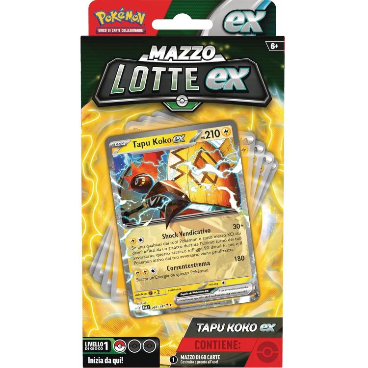 Pokémon - Battle Deck (Tapu Koko-GX) GCC 60-Card Collectible Card Game Deck - It