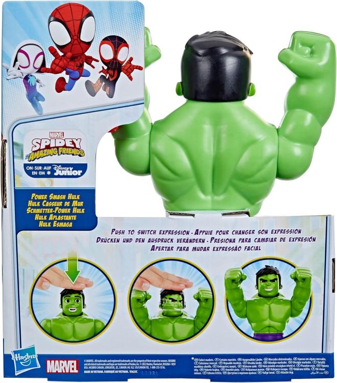 Hasbro Marvel Power Smash Hulk Spidey and Friends 25cm F5067 Action Figure