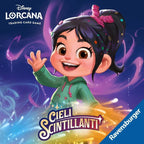 Disney Lorcana "Shimmering Skies" Starter Deck Emerald/Steel TCG Deck Italian