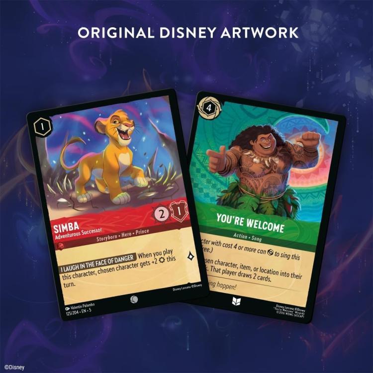 Disney Lorcana (Shimmering Skies) Booster Pack Display of 24 Card Game English Packs