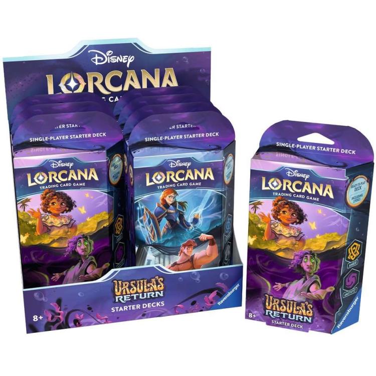 Disney Lorcana "Ursula's Return" Display 8-Pack Starter Deck Ursula's Return Eng