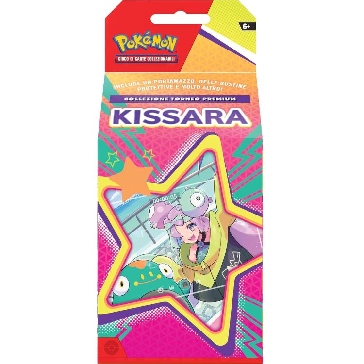 Pokémon (Premium Tournament Collection: Kissara) Deck Box Card Sleeves Italian Cards