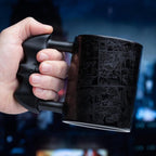 Paladone DC Comics Mug: Batman "Batarang Shaped Mug" Ceramic With Handle 450Ml