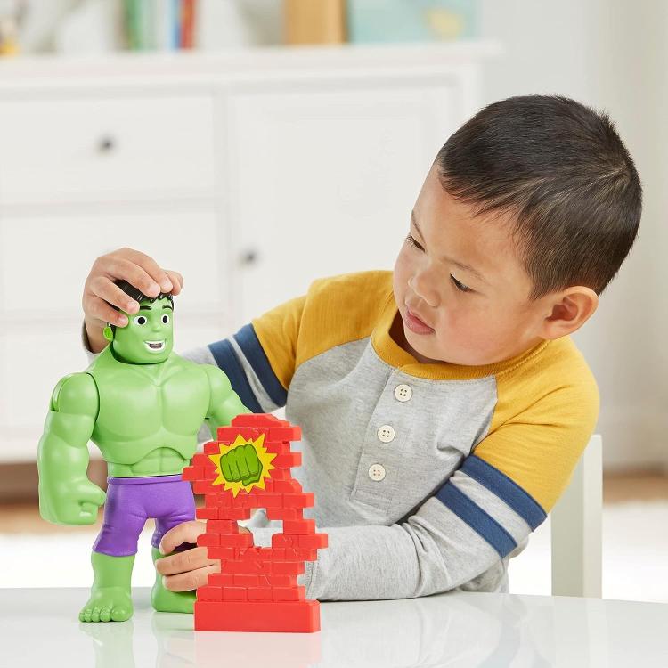 Hasbro Marvel Power Smash Hulk Spidey and Friends 25cm F5067 Action Figure