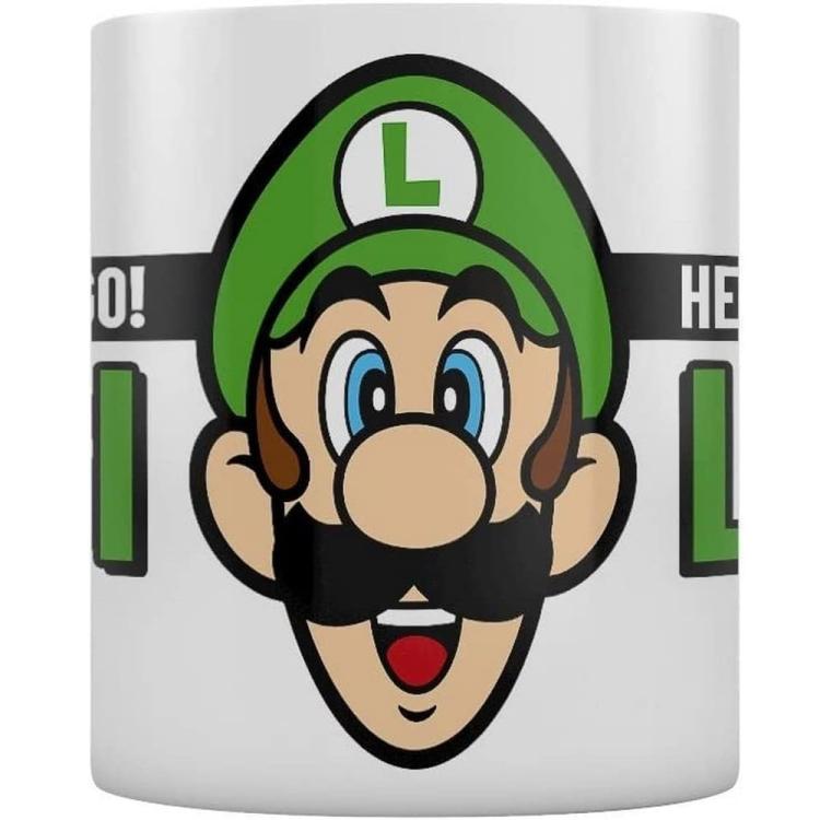 Pyramid Super Mario Bros Mug (Here We Go Luigi) Ceramic Mug Boxed