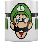 Pyramid Super Mario Bros Mug (Here We Go Luigi) Ceramic Mug Boxed