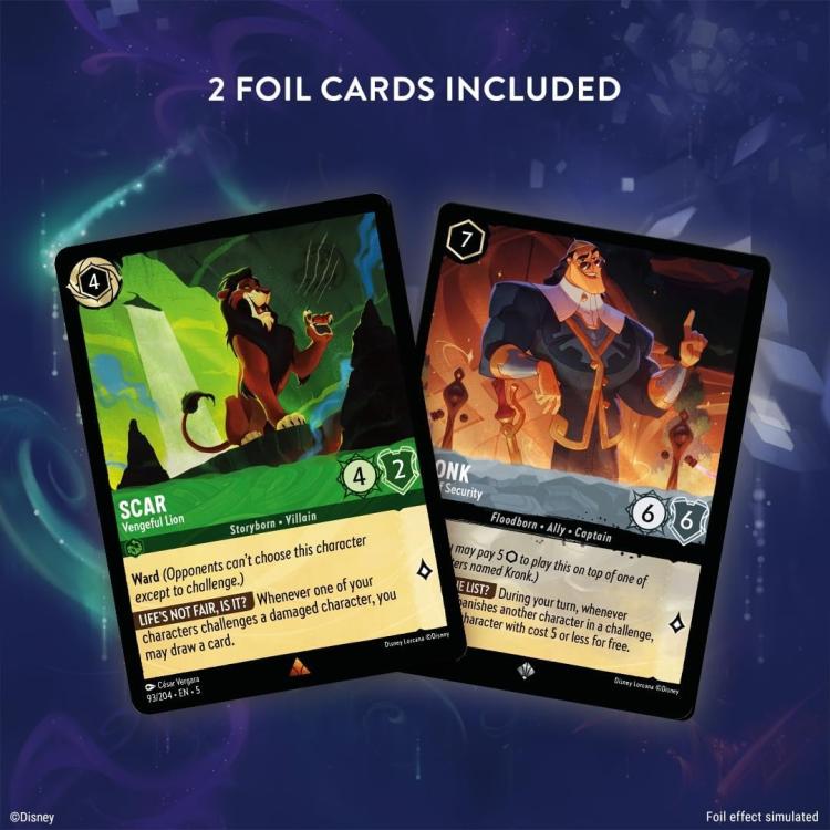 Disney Lorcana (Shimmering Skies) Booster Pack Display of 24 Card Game English Packs