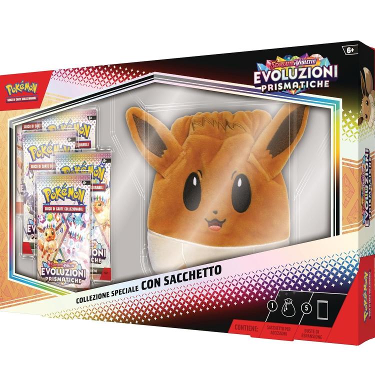 Pokémon - Prismatic Evolution: Special Collection 5 Booster Packs With Pouch Ita