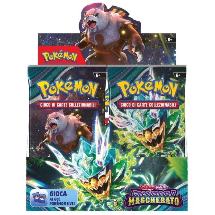 Pokemon Box 36 Packs Twilight Masquerade Scarlet & Violet TCG GCC IT Cards