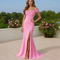 Long Pink Corolla Dress Atelier