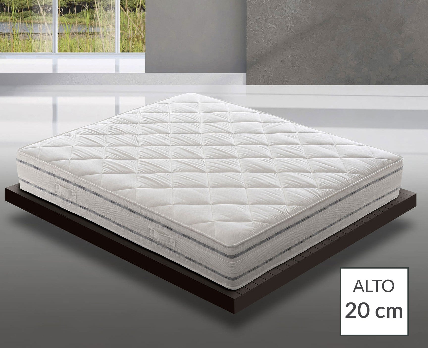 Materasso Modulare Espanso Ignifugo Certificato Classe 1 IM H20 cm