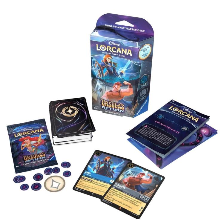 Disney Lorcana "Ursula's Return" Display 8-Pack Starter Deck Ursula's Return Eng
