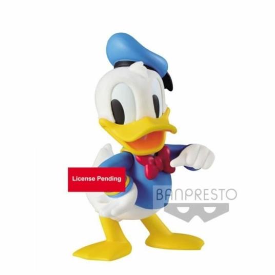 BANPRESTO Q POSKET DISNEY - FLUFFY PUFFY DONALD DUCK BANDAI STATUE 14CM