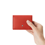 Montblanc Soft Continental Coral Wallet Nano 198009