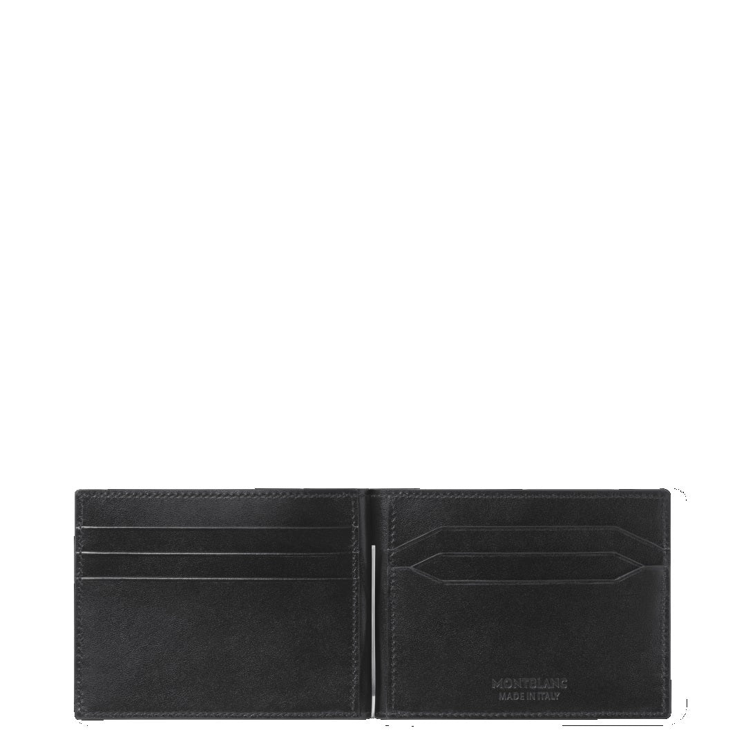 Montblanc Meisterstück 6-compartment wallet with money clip black 198313