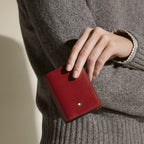 Montblanc 4cc Dark Rust Meisterstück Credit Card Holder 198811