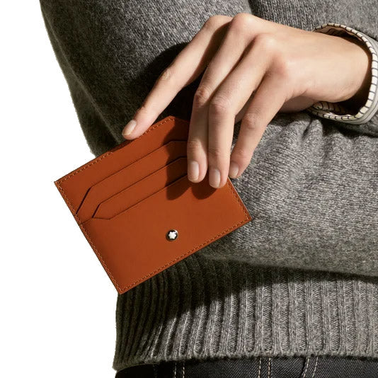 Montblanc 6-compartment card holder Soft rust 198754