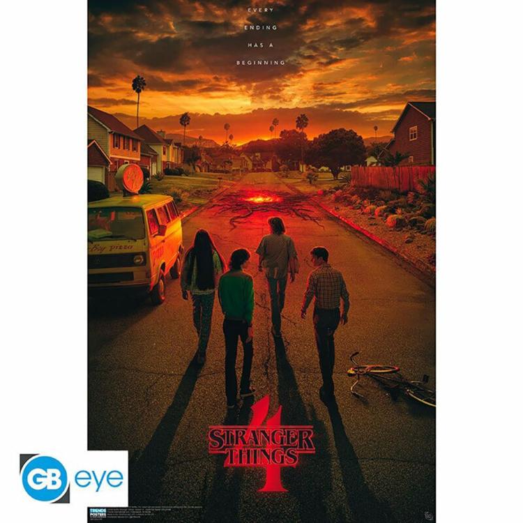 ABYSTYLE MAXI POSTER STRANGER THINGS SEASON 4: "CALIFORNIA" (GB EYE) 91.5x61cm