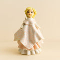 Zampiva Angelo Rosa Ceramica H12,5 cm Made in Italy