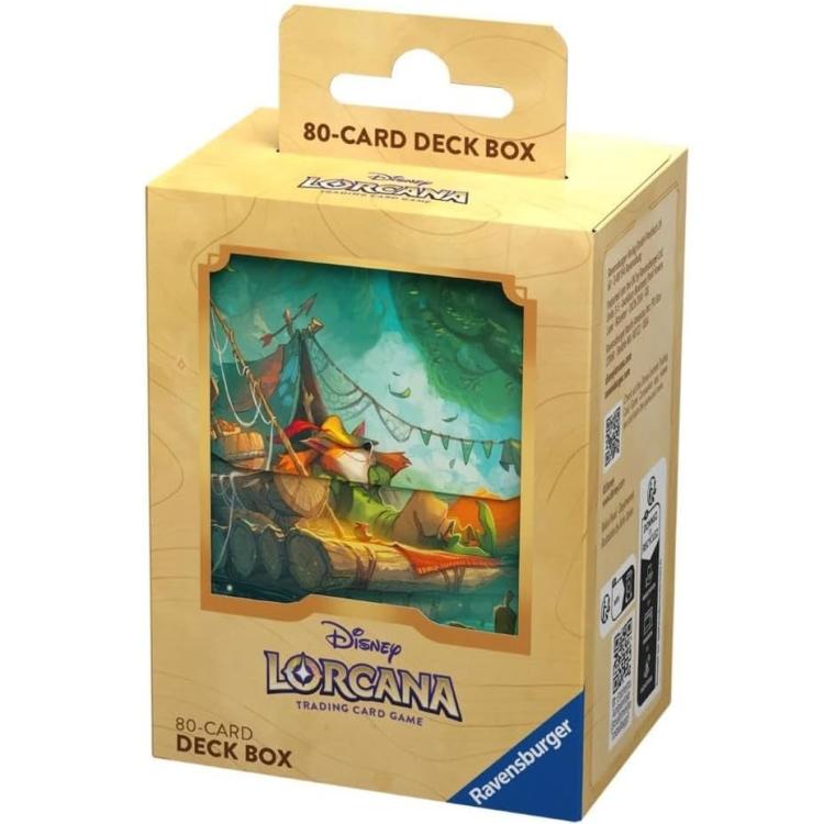 Disney Lorcana Inklands Deck Box Card Set 3 Robin Hood Deck Holder Tcg