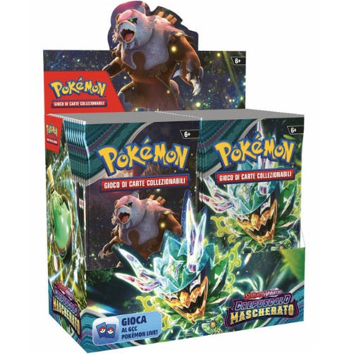Pokemon Box 36 Packs Twilight Masquerade Scarlet & Violet TCG GCC IT Cards