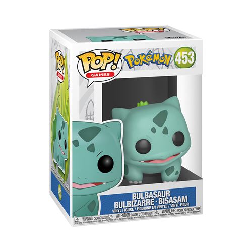 Funko Pop! Games Pokémon - Bulbasaur (453) Vinyl Figure Earth Poke Ball Leaf