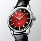 Longines Conquest Heritage Year of the Snake Edition 40mm red automatic steel watch L1.651.4.09.2