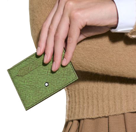 Montblanc 5-compartment card holder Sartorial multi lime / cassis 199388