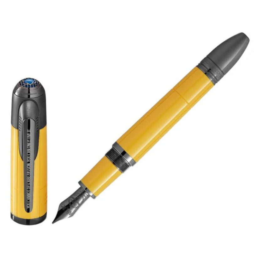 Montblanc Great Characters Enzo Ferrari Special Edition Yellow Modena Fountain Pen 130661