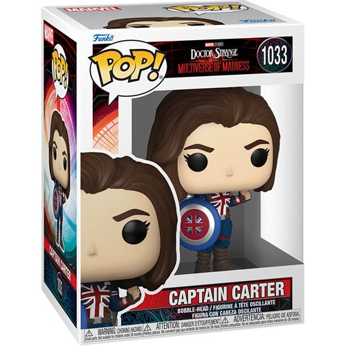 Funko Pop! Marvel Studios Doctor Strange 2 - Captain Carter (1033) Vinyl Figure