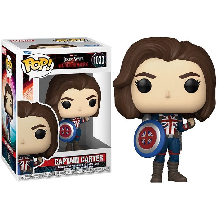 Funko Pop! Marvel Studios Doctor Strange 2 - Captain Carter (1033) Vinyl Figure