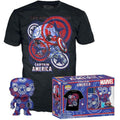 Funko Pop ! Tees Marvel Captain America 36 Art Series Special Edition T-Shirt M