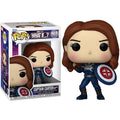 Funko Pop ! Marvel Studios What If..? - Captain Carter (968) Stealth Bobble-Head