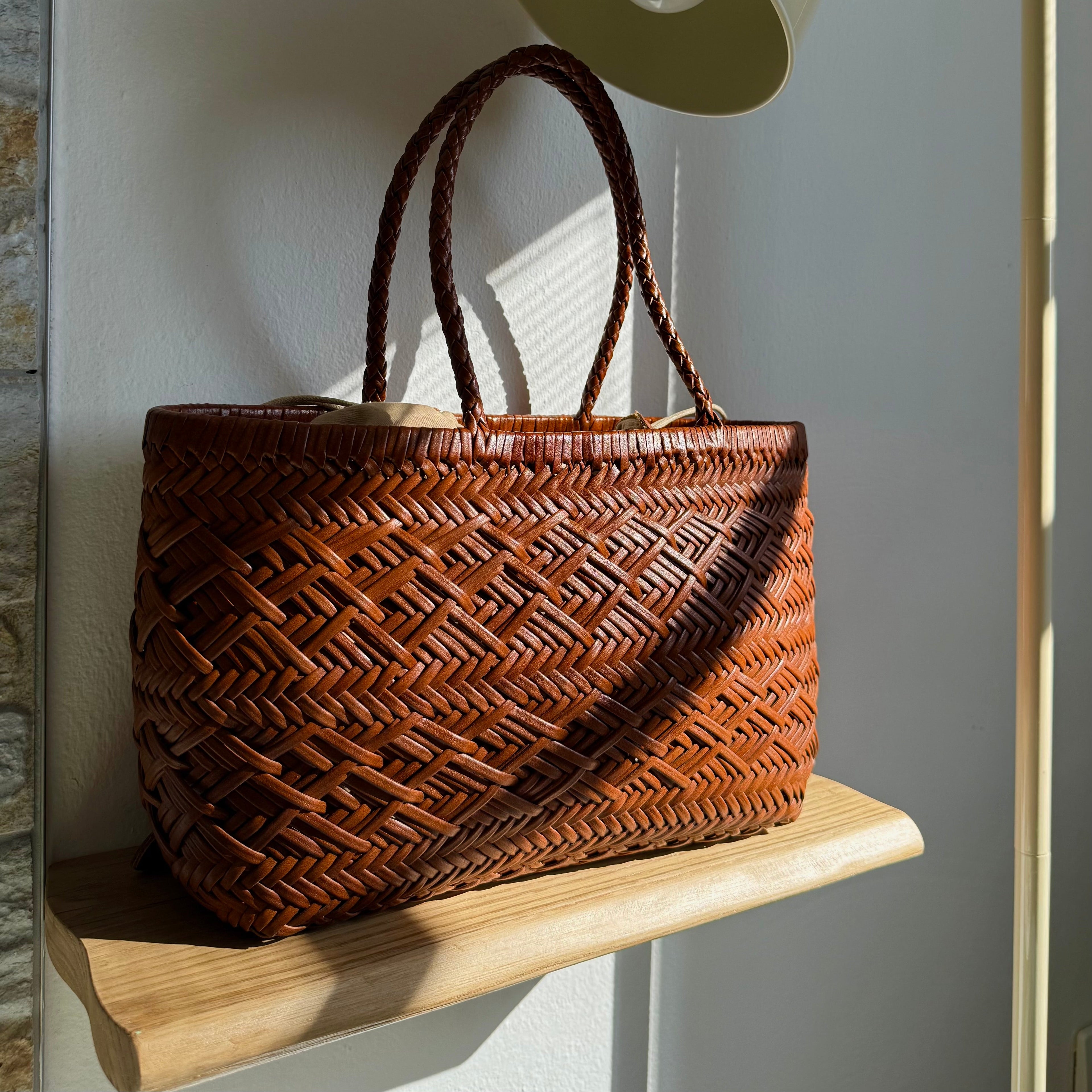 Suri - Herringbone Handwoven Tote Shoulder Bag