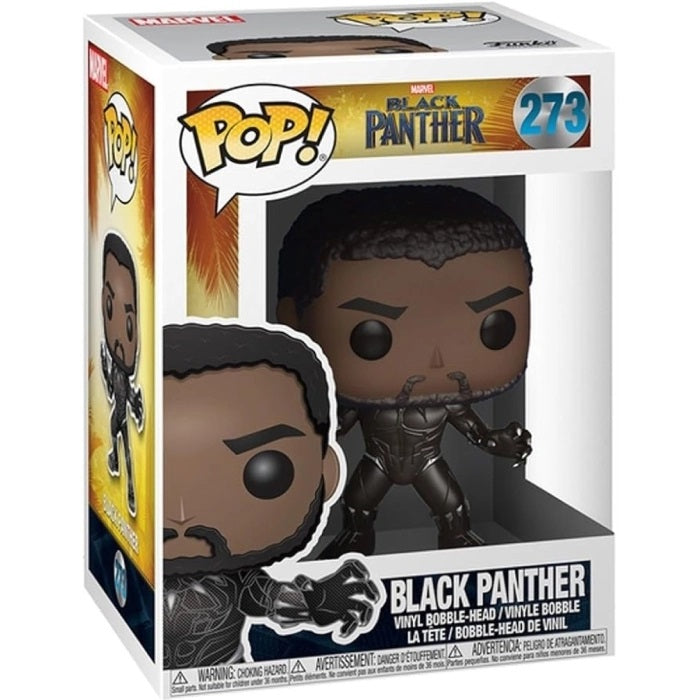 Funko Pop! Marvel Black Panther - (273) Black Panther Figure Vinyl 9Cm In Stock