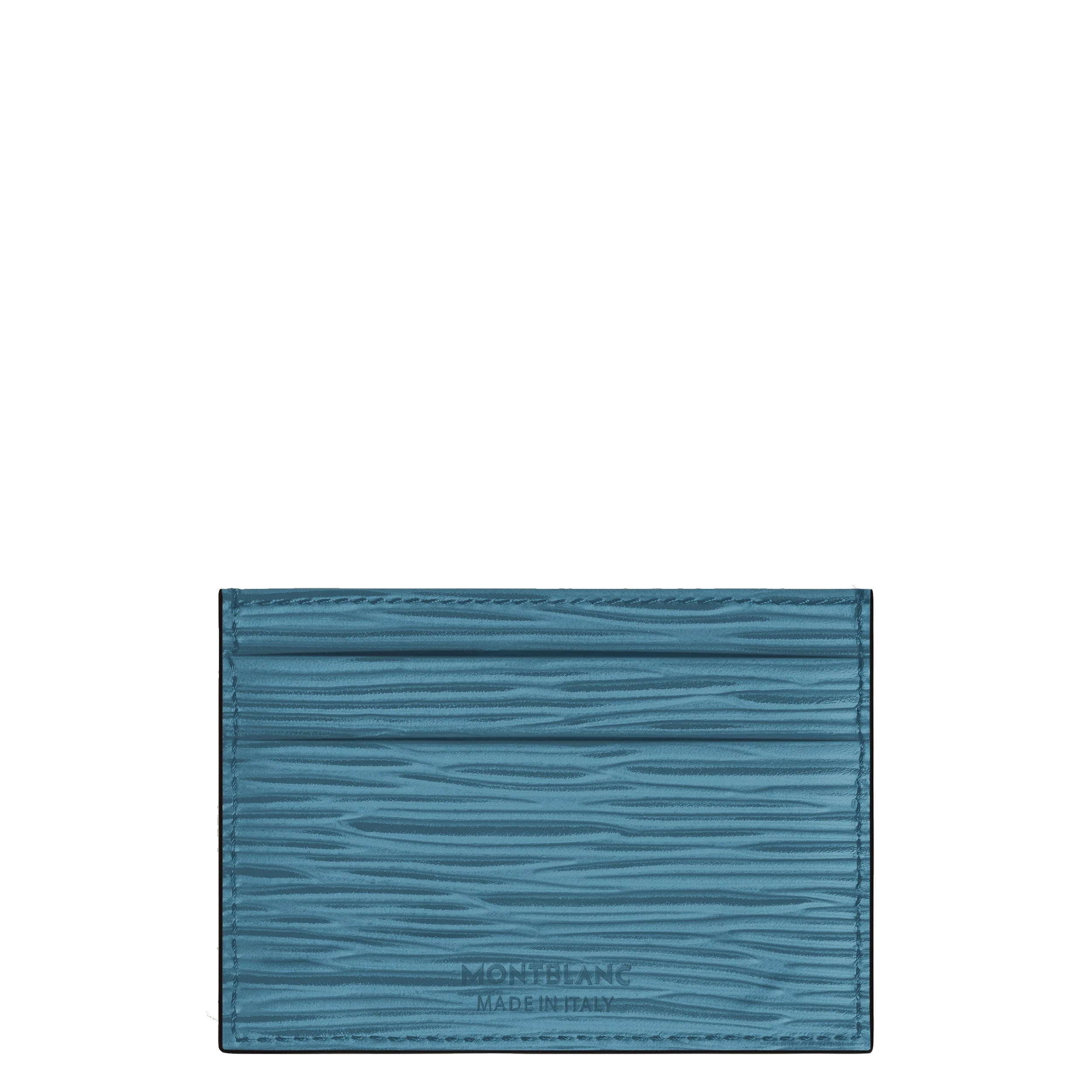 Montblanc 5-Compartment Card Holder 4810 Smoked Blue 199349