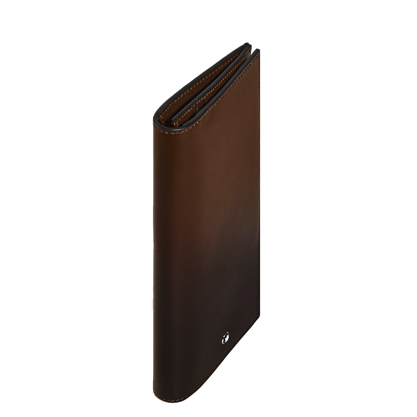 Montblanc wallet 14 compartments Meisterstück, zippered pocket shaded brown 220318