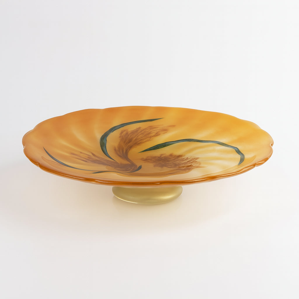 Rigatti Centrotavola Vetro Ambra 44x13 cm