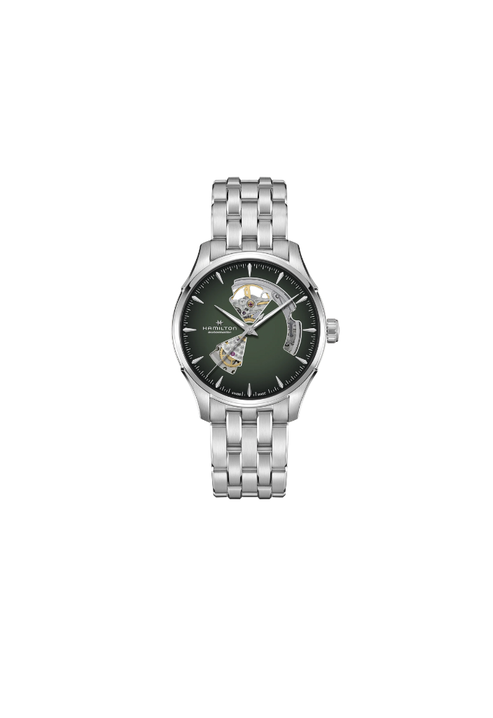 Hamilton Jazzmaster H32675160 – green automatic skeleton stainless steel
